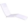 5-Position Steamer Chair with Royal White Cushions