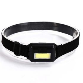 Outdoor Mini COB LED Headlight (Color: Black)