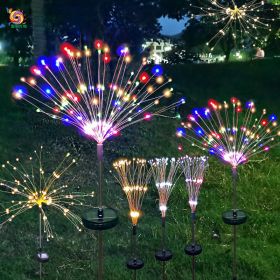 Firework Lights Christmas Outdoor Led Holiday Sky Starry Lights (Option: Four color-90cm-8Modes)