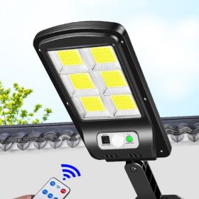 Solar Wall Light IP67 Waterproof High-brightness Solar Light (Option: Black-120COB-2PCS)