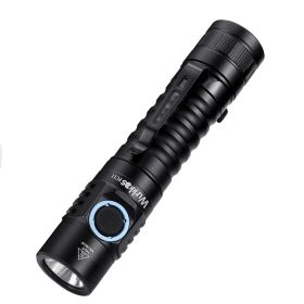 Portable Strong Light C-port Direct Charging Flashlight (Option: Black 4000k without battery)