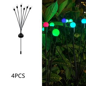 Simulation Firefly Solar Light Outdoor Garden Decoration Lawn Landscape Lamp Xmas Decor Solar LED Lights Outdoor Garden Lights (Option: 6solar-IPL-4PCS)