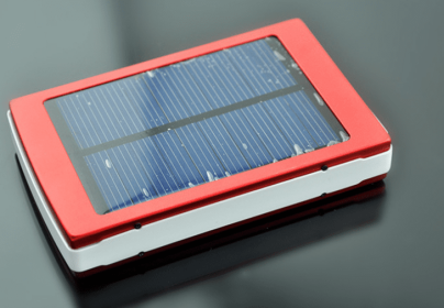 Aluminum Alloy Camping Lamp Solar Power Bank Material (Option: Red-Semifinished products-1PC)