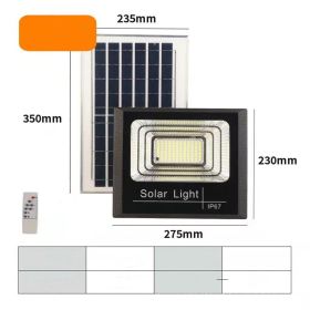 Large Solar Lamp Outdoor Rain Proof New Rural Household Pole-free Rechargeable LED Lighting (Option: Cast Light Lamp Battery5000)